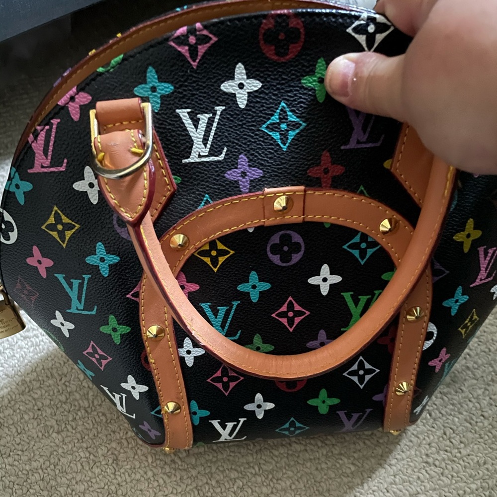 LV rainbow logo bag **cannot confirm authenticity*
